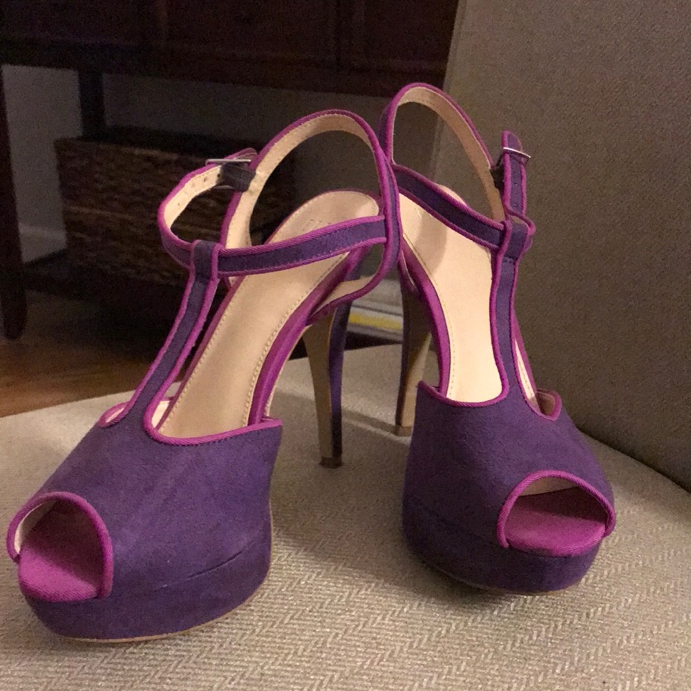 Purple High Heels